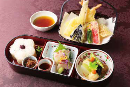 天ぷらと三種