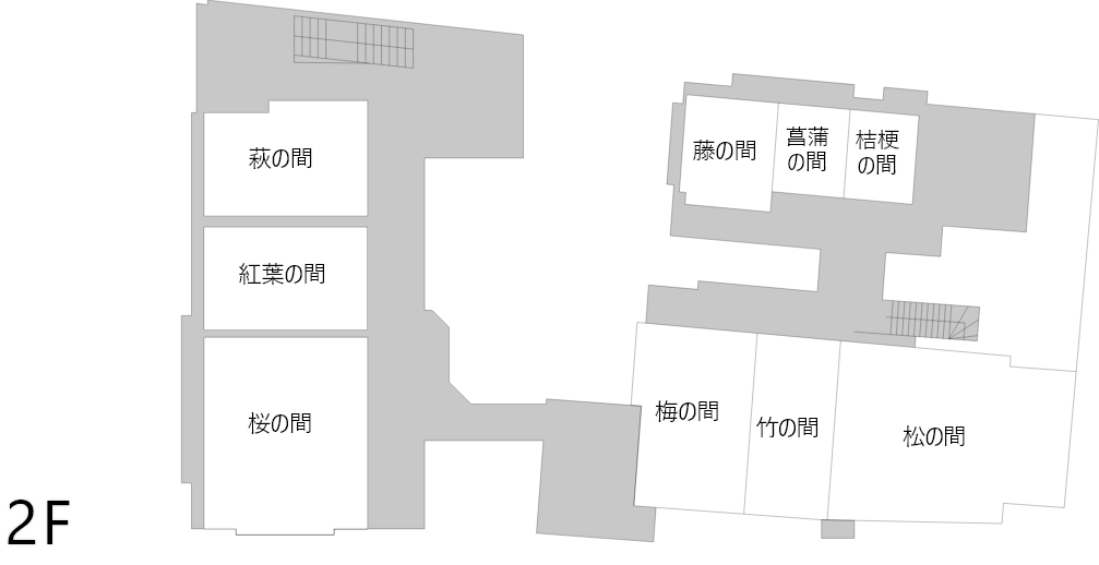 醉月の1Fマップ